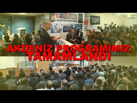 Akdeniz Programımız Tamamlandı