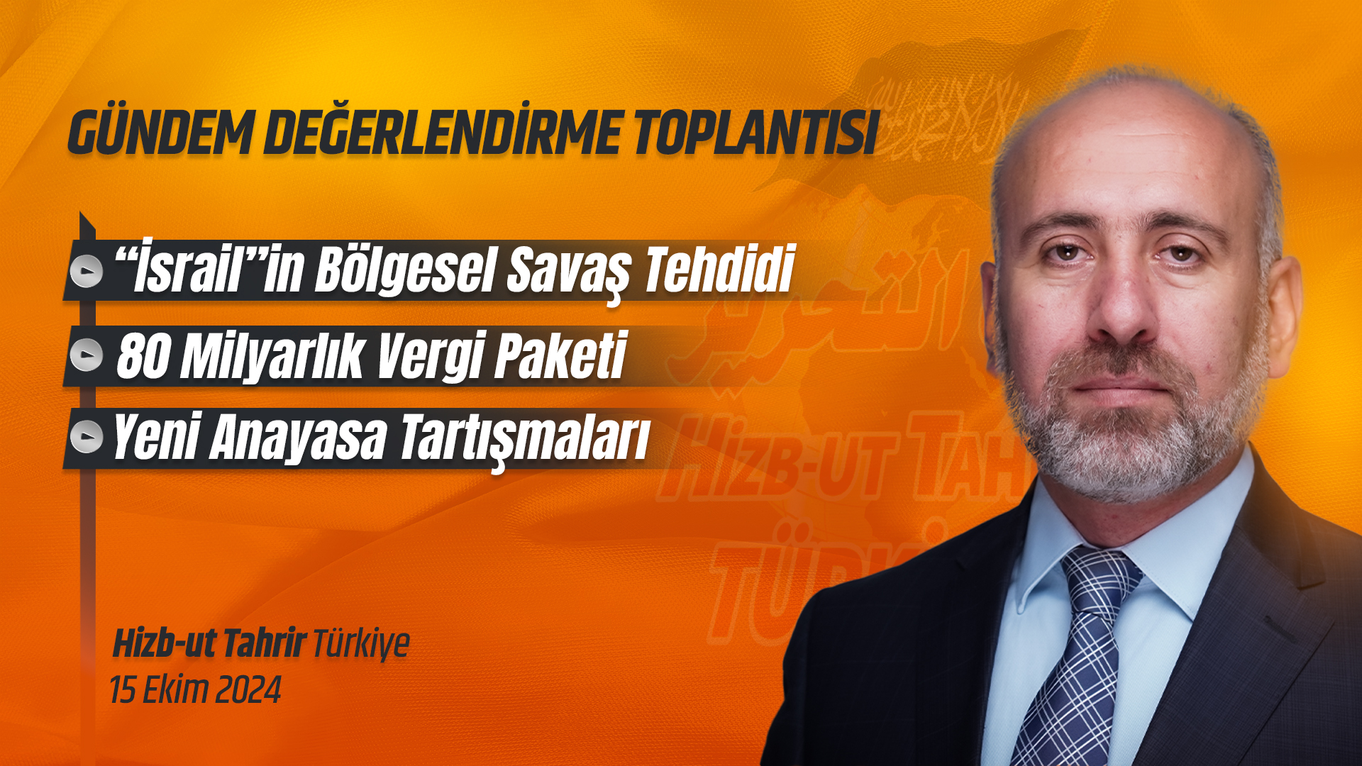 Haftalık Değerlendirme Toplantısı - 15 Ekim 2024