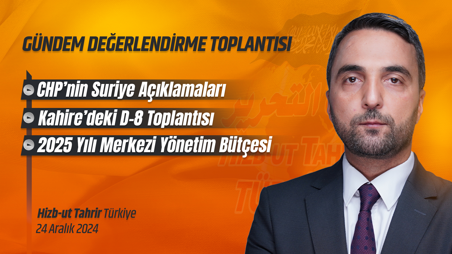 Haftalık Değerlendirme Toplantısı - 24 Aralık 2024