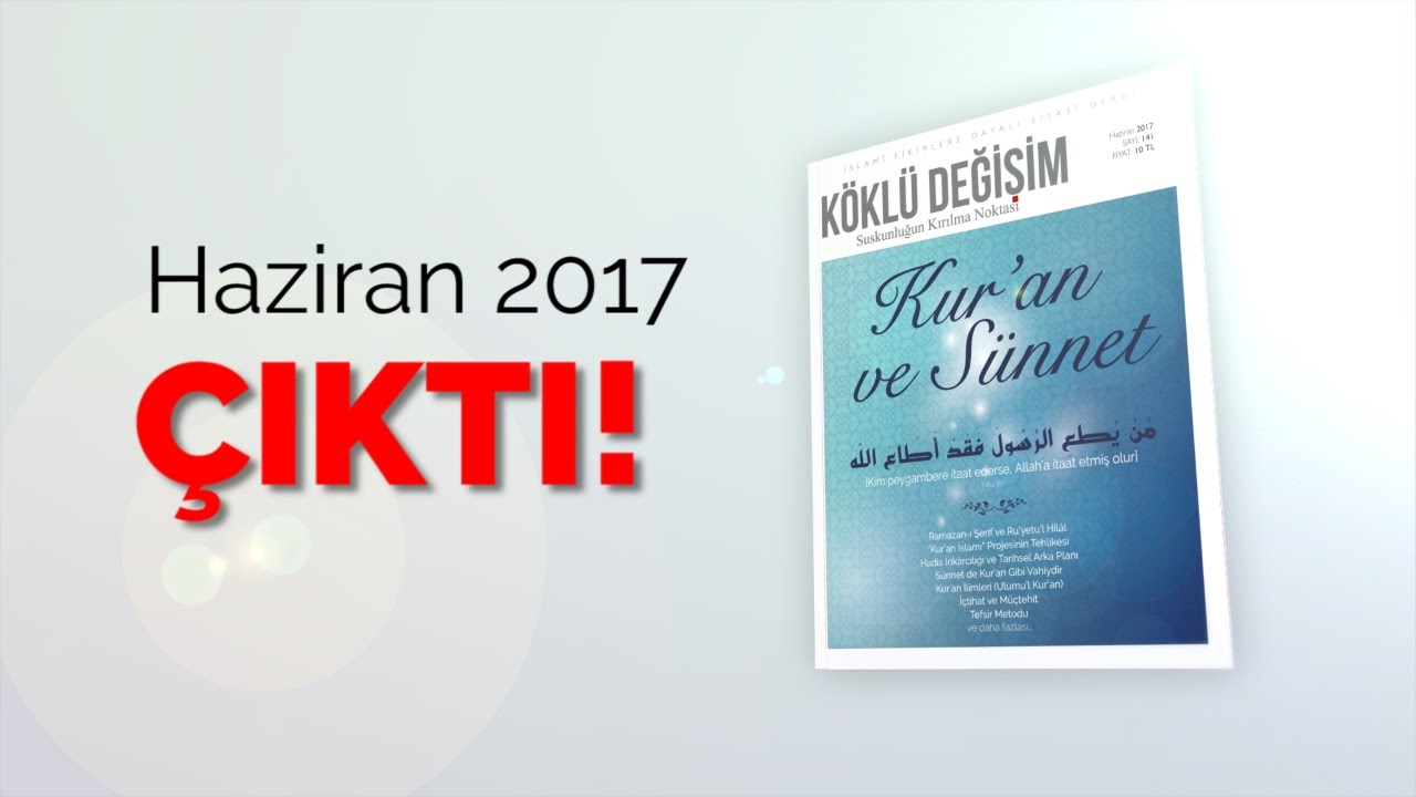 Köklü Değişim Haziran 2017 Çıktı!