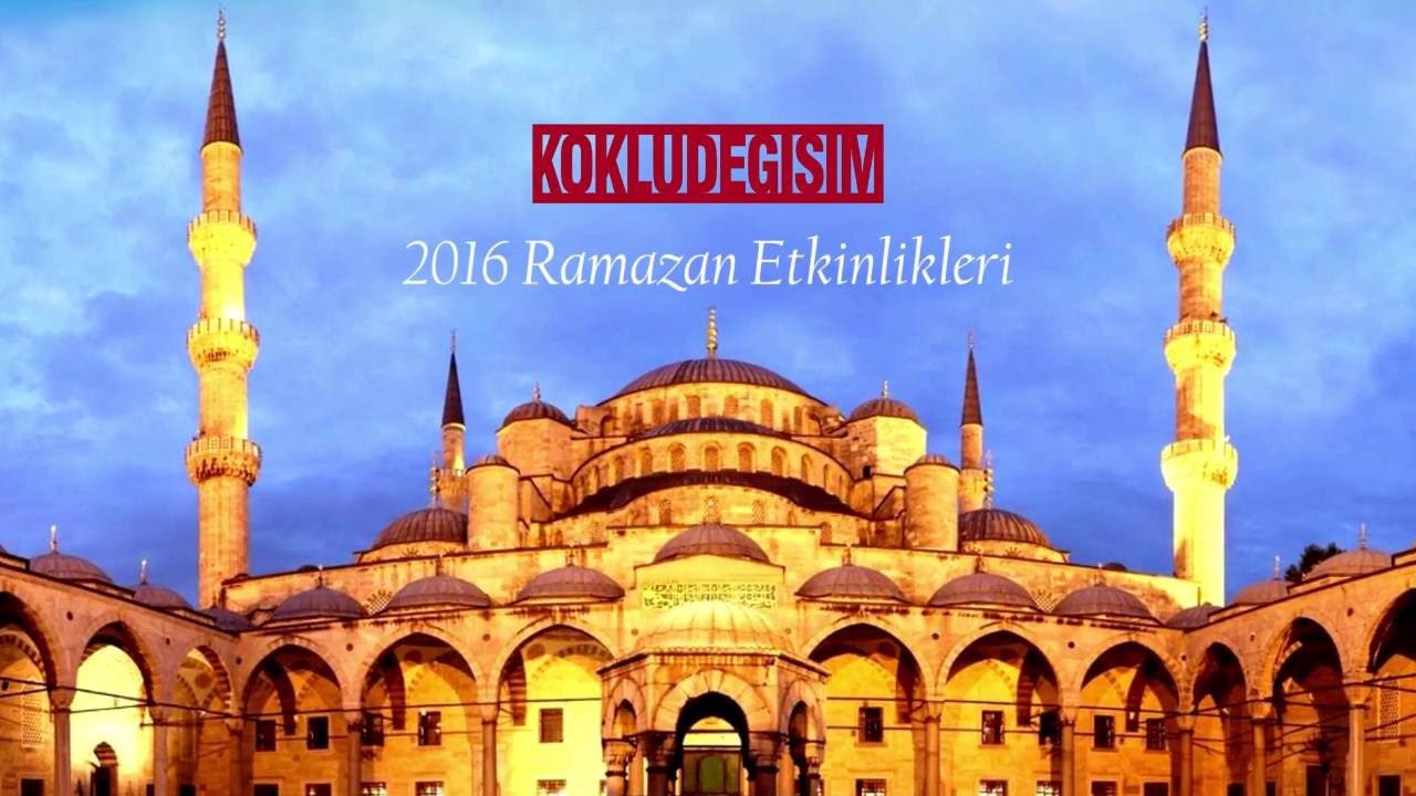 Köklü Değişim Ramazan Etkinlikleri 2016