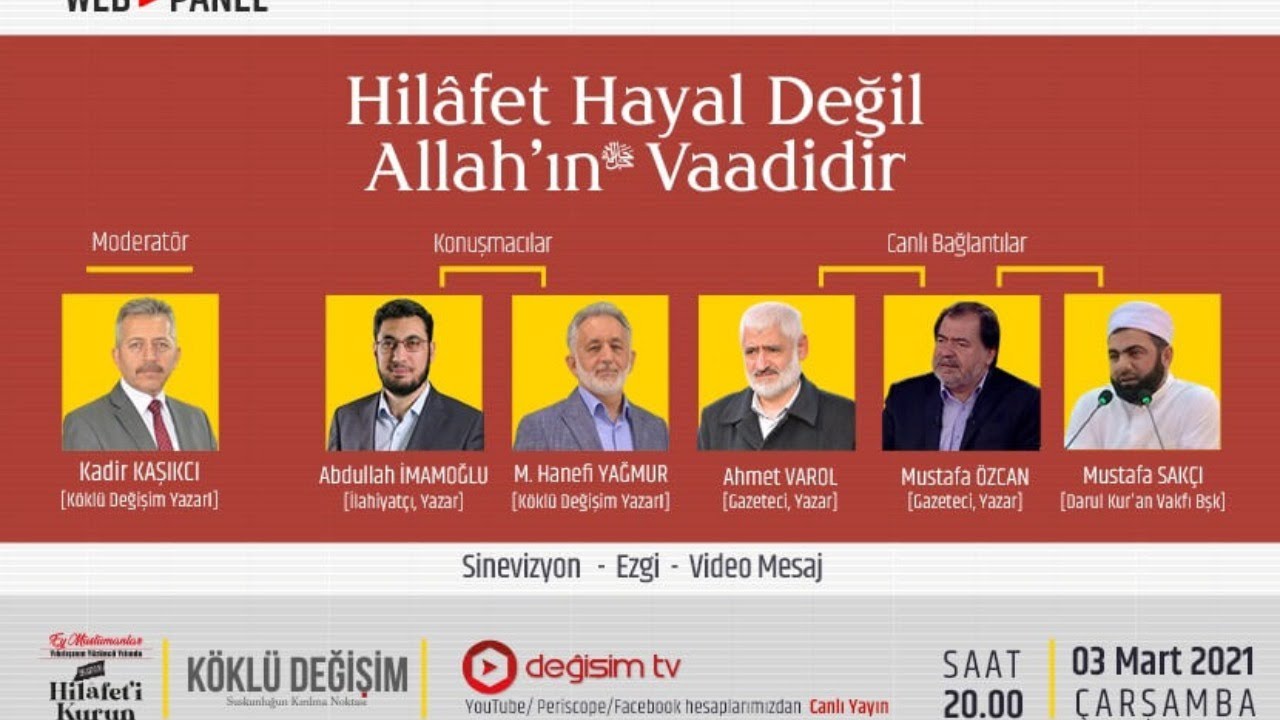 PANEL: HİLÂFET HAYAL DEĞİL ALLAH'IN VAADİDİR