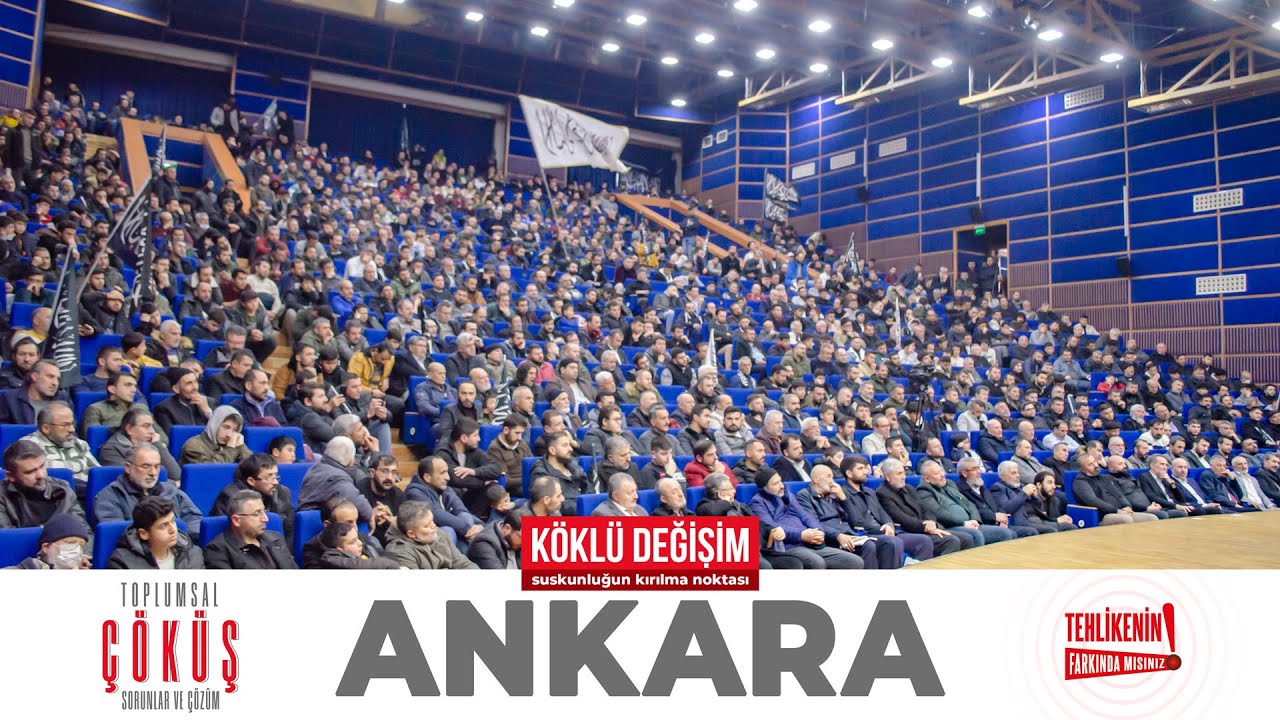 Toplumsal Çöküş - Sorunlar ve Çözüm Konferansı Ankara